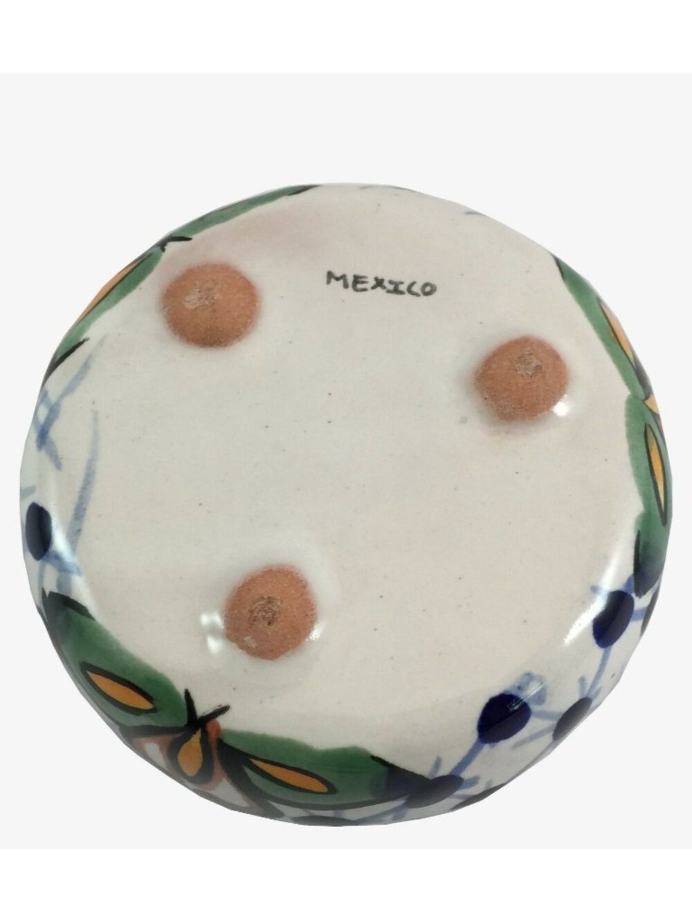 Traditional Design Multi-color Trinket or Dresser Box Made in Mexico 3.5" x 2" - Picture 7 of 8